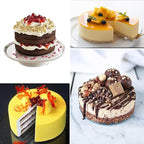 2pcs 6 Inch Silicone Cake Pan for Baking, Round Cake Molds Pan Silicone Baking Molds Non-Stick Quick Release Suitable for Cheesecake Chocolate Cake Brownie Cake puddings
