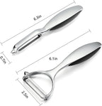 Vegetable Peeler Stainless Steel Potato Peelers Y-Shaped and I-Shaped Peelers,Veggie Carrot Fruit Peelers for Home kitchen