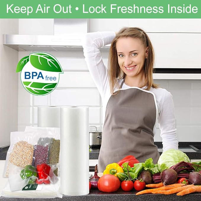 O2frepak 300 Count 10x13 Plus Quart Vacuum Sealer Bags with BPA Free and Heavy Duty, Vacuum Seal Food Sealer Bags,Great for Food Storage Vaccume Sealer PreCut Bag