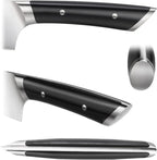 Cangshan HELENA Series German Steel Forged Knife Block Set (17-Piece, Black)