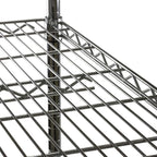 Shelving Inc. 14" d x 36" w Chrome Wire Shelving with 2 Tier Shelves, Weight Capacity 800lbs Per Shelf