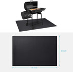 Large Under Grill Mat 60 ×40 Inch for Outdoor Charcoal, Smokers, Gas Grills, Deck and Patio Protective Mats, Fireproof Grill Pads, Indoor Fireplace Mat Prevents Ember Damage Wood Floor