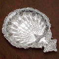Peacock Design Snack Plate