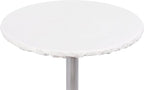 Yourtablecloth Heavy Duty Vinyl Round Fitted Tablecloth (Table Cover) with Flannel Backing Vibrant Colors Elasticized Tablecloth Great for Indoor and Outdoor Dining and Playing Cards 54” White