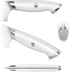 Cangshan Thomas Keller Signature Collection 4-Piece Knife Block Set, White