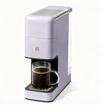 Beautiful Perfect Grind Programmable Single Serve Coffee Maker with Touch Display and Integrated Burr Grinder, Auto Coffee Strength Selection, 64oz Water Reservoir (Lavender)