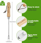 Berry&Bird Dandelion Weeding Tool Crack Weeder Manual Hand Weeder, V-Shaped Fork Easy Weed Removal & Uprooting, Garden Weed Puller Tool for Patio Lawn Yard