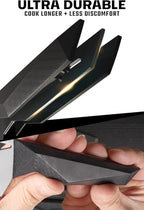 DALSTRONG Cheese Knife Set - 4-Piece - Shadow Black Series - Black Titanium Nitride Coated - High Carbon - 7CR17MOV-X Vacuum Treated Steel Cheese Knives Set - Sheath - Soft Hard Cheese - NSF Certified