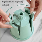 5 in 1 Food Chopper, Multifunction 5 in 1 Chopper Vegetable Cutter Slicer, 5 in 1 Rotary Cheese Grater Vegetable Slicer,Easy to Clean Kitchen Gadgets with Storage Box