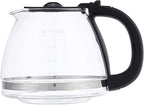 Amazon Basics Coffee Makers, 5-Cup Coffee Machines with Reusable Filter, Coffee Pots, Black & Stainless Steel
