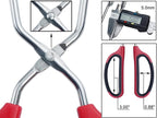 Extra Long Scissor Tongs 15-Inch Stainless Steel Barbecue Grilling Tongs