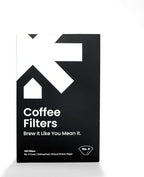 #4 Cone Coffee Filters – Unbleached Natural Paper Filters for 8–12 Cup Drip Machines & Pour Overs – Fits most coffee makers- 100 Count