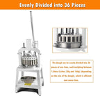 INTSUPERMAI Manual Dough Divider Cutter 3.81oz-20.3oz Cutting Machine Maker 10PCS Commercial Heavy Duty Bakery Equipment for Bread, Pizza, Brioche