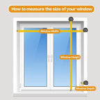 Persilux Cordless Zebra Blinds for Windows Free-Stop Roller Windows Shades (34" W X 72" H, Grey) Dual Layer Light Control for Day and Night, Light Filtering Sheer Shades for Home, Easy to Install