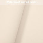 Leather Table Cover,1.8mm Thick,40x40 Inch Table Protector,Table Protector for Dining Room Table,Dining Table Cover,Table Cover Protector.(Off White+Light Gray,40x40)