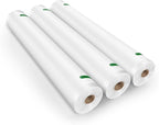 MAGIC SEAL Vacuum Sealer Bags, 3 Rolls 10’’ × 16.4’ Textured Vac Seal Bags for Food Storage or Sous Vide, BPA Free, Commercial Grade - NOT Work with MAGIC SEAL MS175 Vac Sealers