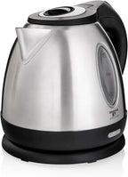 Moss & Stone 1.2L Stainless Steel Small Electric Kettle, Cordless 1500w Fast Boiling Pot, Portable Hot Water Electric Tea Kettle With Boil Dry Protection & Auto Shut-Off