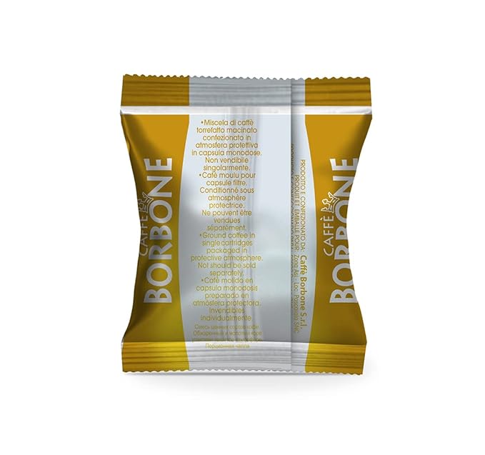 Caffè Borbone Respresso Espresso 100 Capsules - Miscela Oro (Gold) - Compatible with Nespresso® Original Line Machines