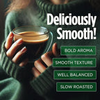 VitaCup Perfect Low Acid Coffee Beans, USDA Organic & Fair Trade, Mycotoxin Free, Dark Roast Guatemala Single Origin, Clean & Pure, Low Acidity, Whole Bean Coffee, 6 bags, 11oz each
