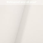 Leather Table Cover,1.8mm Thick,17x72 Inch Desk Cover,Dresser Cover Top,Dresser Protector Top,Dresser Cover,End Table Cover.(White+White,17x72)