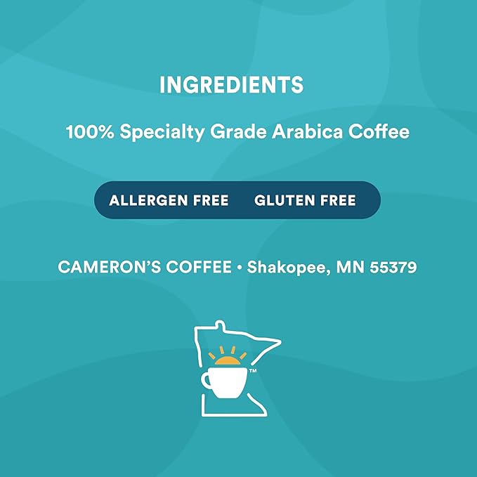 Cameron's Coffee Roasted Whole Bean Coffee, Decaf Breakfast Blend, 4 Pound