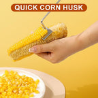Easy Clean Corn Cob Peeler, 2024 New Corn Peeler for Corn On The Cob Corn Cob Stripper Corn on the Cob Remover, Stainless Steel Corn Stripping Tool for Home Kitchen, Restaurant Chef (1)
