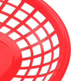 40 Pack 9x5.7x1.6 Inch Plastic Fast Food Baskets, Restaurant Serving Baskets, Red Oval Fast Food Serving Basket for Picnic, Deli Serving, Chicken, Burgers and Fries