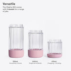 Beast Mighty 850 Plus | Premium Compact Personal Blender | Smoothies, Shakes, Dressings, Sauces | Blends Ice and Frozen Fruit | New XL Vessel | Extra Vessels, Lids and Straws | 850W (Lilac)
