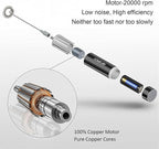 Milk Frother Handheld, Battery Operated Coffee Foamer Drink Mixer with 2 Stainless Steel Electric Whisks for Coffee, Latte, Cappuccino, Hot Chocolate, Protein，Egg Batteries Included,Black