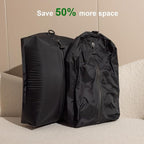 34L Vacuum Bags for Travel Luggage with Pump, Reusable Space Saver Waterproof Compression Bags for Suitcase,Backpack, Vacuum Seal Packing cube for Storage Organizer Cloth(1bag+1pump-34L)