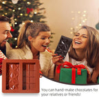 Chocolate Bar Mold Deep Dubai 1 Inch Pistachio Chocolate Bar Silicone Thick Mold for Stuffed Bar, Large Candy Bar Mould for Filling