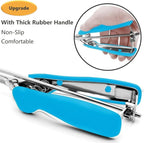 Ice Cream Scoop, Cookie Scoop, 3 Tbsp/ 45 ml/ 1.5 oz Cookie Scoops for Baking, 18/8 Stainless Steel Cookie Scooper for Baking, Ice Cream Scooper with Trigger Release, Cookie Dough Scoop (Blue)