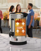 Garvee 120 Cup Fast Brew Commercial Coffee Urn, Food Grade Stainless Steel Large Capacity Coffee Maker Perfect for Church, Meeting rooms, Lounges, and Other Large Gatherings-18 L
