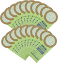 20 Pack 100331 Backpack Vacuum Bags Fit for ProTeam 10 QT Backpack Vacuum Cleaner,Replace #100331 Open Cirular Collar