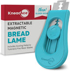 KNEADACE Bread Lame & Sourdough Starter 34oz Pro Jar Double Pack