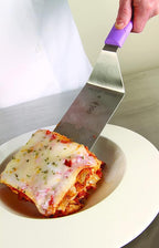 Mercer Culinary Millennia Turner/Spatula, 8 Inch x 3 Inch Blade, Purple Handle