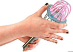 Whisk Wiper - Wipe a Whisk Easily - Multipurpose Kitchen Tool Made In USA - Includes 11" Stainless-Steel Whisk - Cool Baking Gadget, A Great Gift For Men & Women (2pc Whisk Wiper Set, Clear)