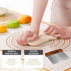 Sourdough Starter Kit - Bread Proofing Basket Set with 9.6" Oval Banneton Baskets x2, Silicone Bread Sling Baking Mat, Whisk Cutter Scraper Lame - Ideal Sourdough Bread Baking Supplies