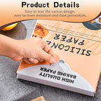 Parchment Sheet 300Pcs,Parchment Paper Sheets 12 x 16 in Non-Stick Baking Paper,Precut Parchment Paper for Baking, Cooking, Grilling, Frying and Steaming, Fit for Quarter Sheet Pans