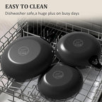 YUTANN 12 Inch Cast Iron Skillet, Pre-Seasoned Frying Pan with Diamond-Textured for Oil-Saving Cooking, Nonstick & Non-Toxic, PFAS/PFOA-Free, Easy to Clean