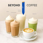 Zulay Kitchen Milk Frother Handheld with 2 Duracell AA Batteries – Electric Drink Mixer for Coffee, Lattes, Cappuccinos, Matcha & Hot Chocolate – Portable Foam Maker & Coffee Bar Accessory