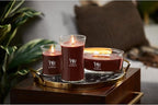 WoodWick Smoked Walnut & Maple Holiday Candle Gifts for Women and Men, 21.5 oz Large Hourglass Candle with Crackling Wick