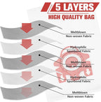 3D Airclean Dust Bags Replacement for Mie.le FJM Compact C2 Compact C1 Complete C1 S241 S290 S300i S500 S700 S4 S6 Series (Pack of 20) with 5 Motor Protection Filters 5 Air.Clean Filters