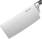 PAUDIN Cleaver Knife, Switzer Chinese Chef Knife 7 Inch, High Carbon Stainless Steel Butcher Knife with ABS Handle, Kitchen Knife for Meat Cutting Vegetable Slicing