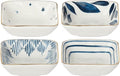 Lenox Blue Bay 4-Piece Stacking Dip Bowl Set, 0.95 LB