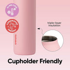 Owala FreeSip Twist Insulated Stainless Steel Water Bottle with Straw for Sports and Travel, BPA-Free, 24-oz, In Bloom