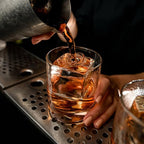 Samuelworld Premium Ice Tray Combo (16 Ice Cubes/6 Ice Ball), Large Ice Sphere Maker & New Upgraded Ice Cube Trays, Food Grade, Spill-Free Integrated Funnels, Whiskey Bourbon Cocktails, Grey