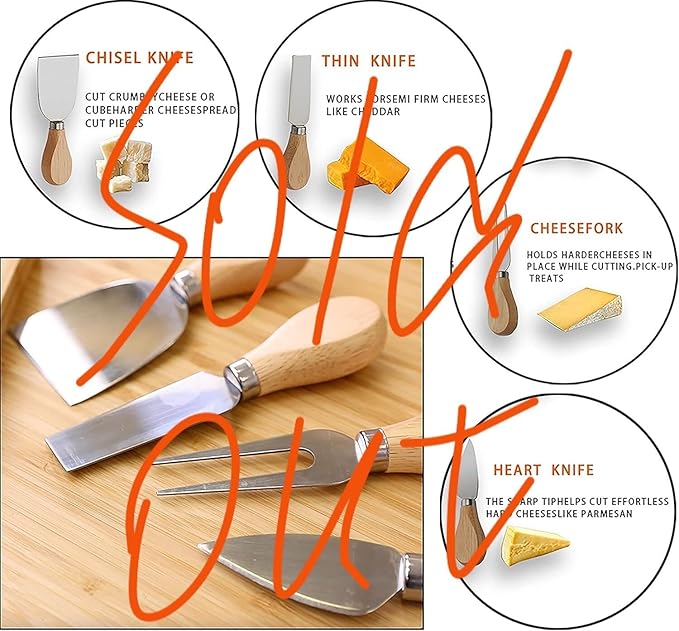 Cutting Boards for Kitchen Non Slip Wood Juice Groove Chopping Board Kitchen Essential House Warming Hostess Host Gift Serving Tray for Christmas Wedding Birthday Anniversary Morandi Orange