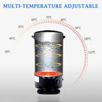 Commercial Electric Kettle Warmer Stainless Steel Hot Water Dispenser Hot Water Boiler And Warmer with Faucet Quick-Temp or Boil for Tea Coffee 1500W 12.9 Liter Capacity