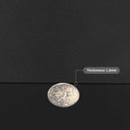Faux Leather Table Cover - 42x62 Inch Waterproof Easy to Clean Can Conceal Flaws Protector The Table Top from Scratches Used for Dining (Black+Black 42x62)